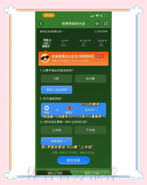 世界杯竞猜攻略：如何挑选最优质的竞猜平台